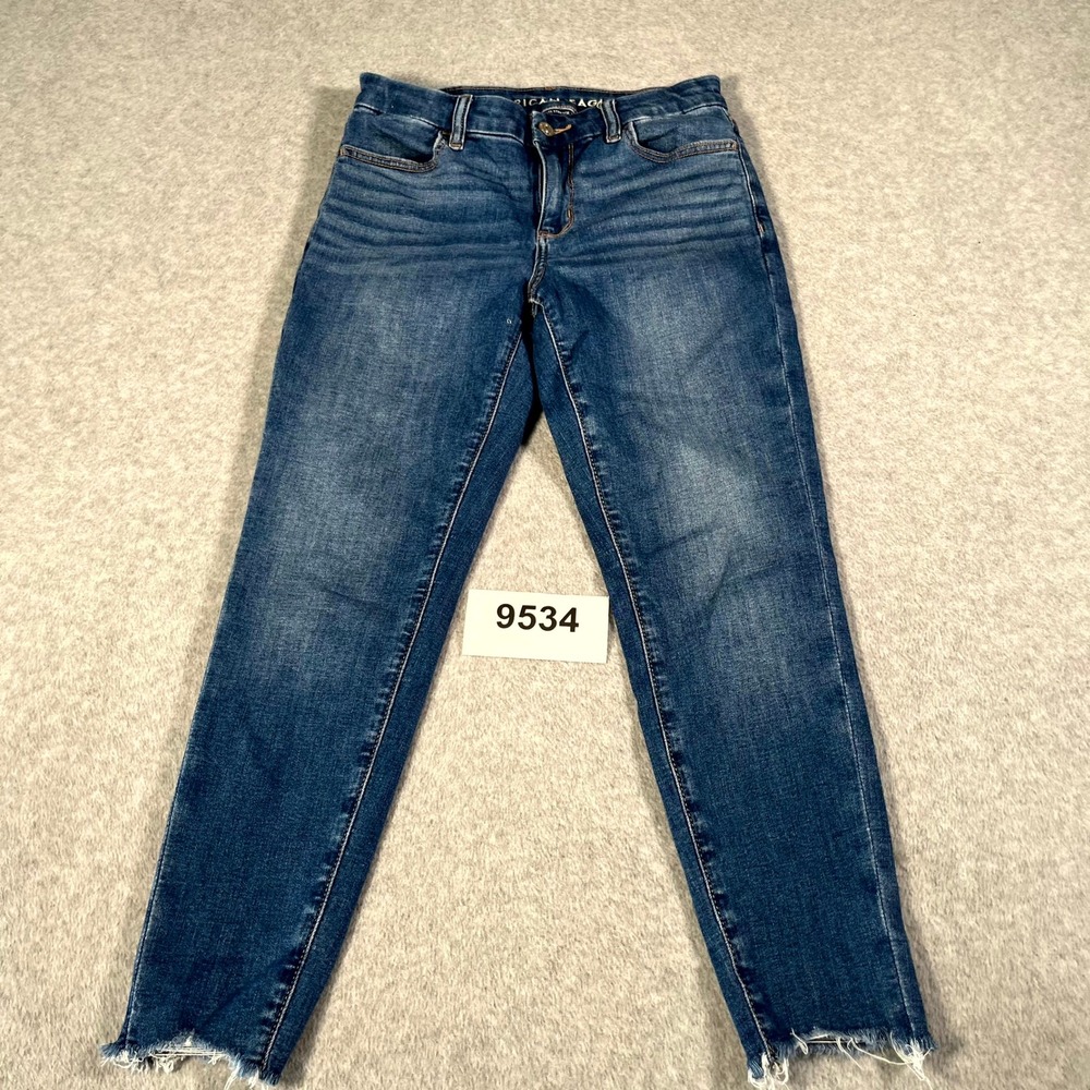 American Eagle Outfitters Jeans Womens 2 Blue Denim Next Level‎ Stretch Cotton